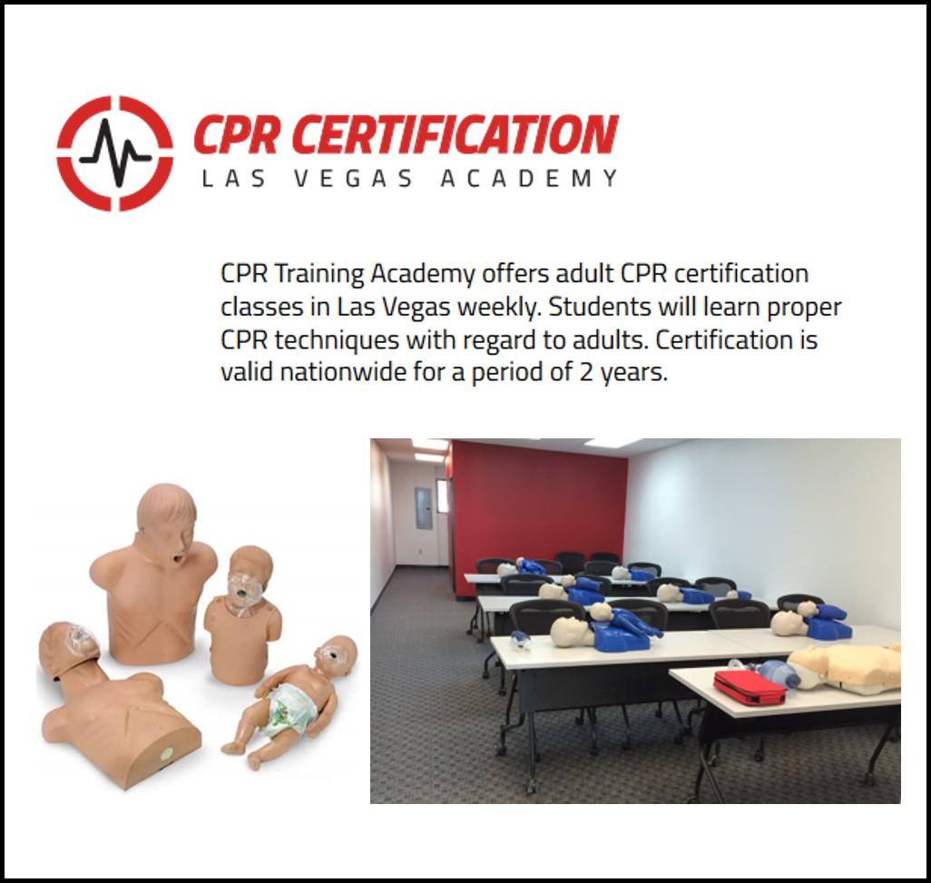 CPR Certification Las Vegas Academy® in Las Vegas, NV